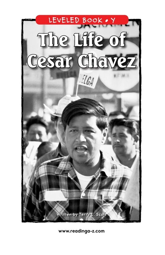 The Life of Cesar Chavez绘本故事第2页