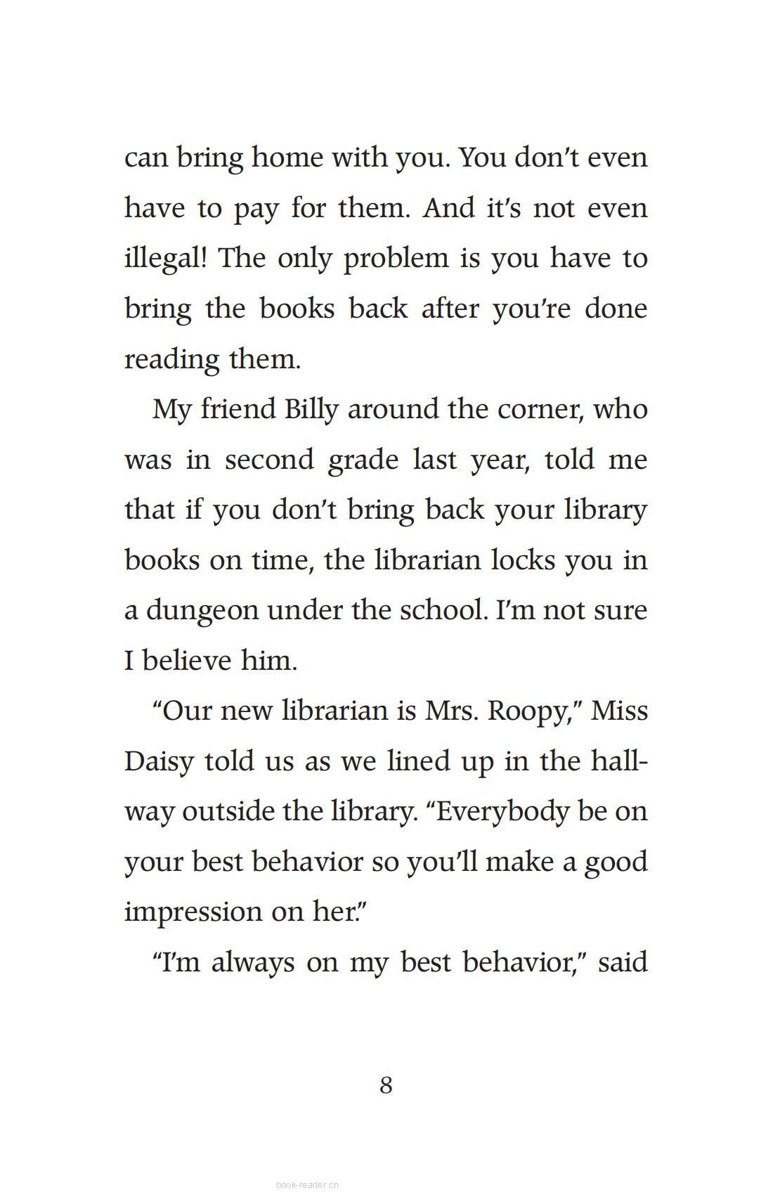 Chapter2 The Librarian绘本故事第3页