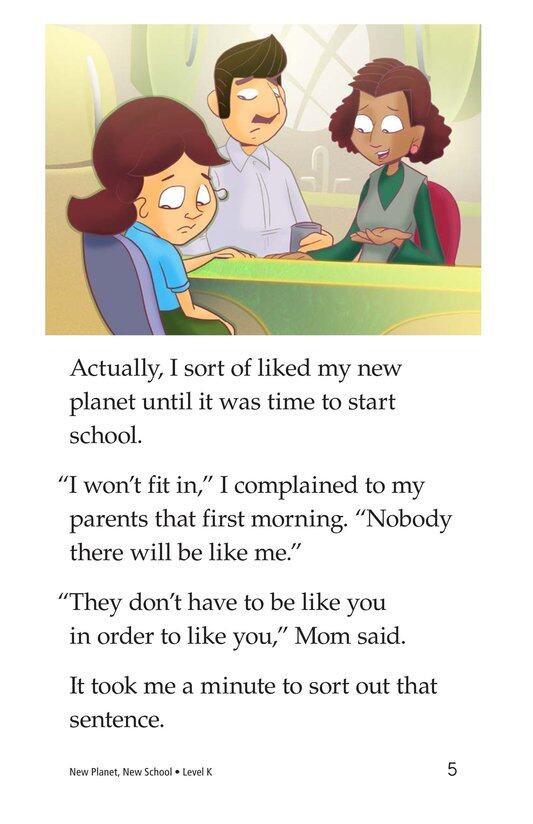 New Planet,New School绘本故事第5页