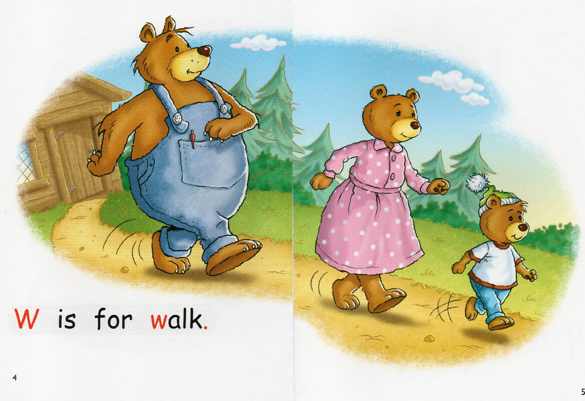 naughty goldilocks绘本故事第4页