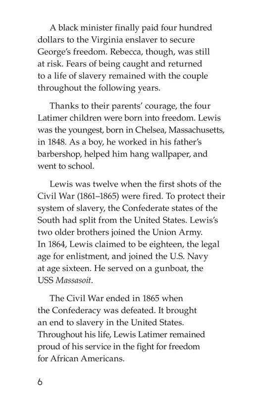 Lewis Howard Latimer绘本故事第5页