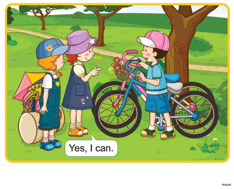 Can You Ride a Bike?绘本故事第3页