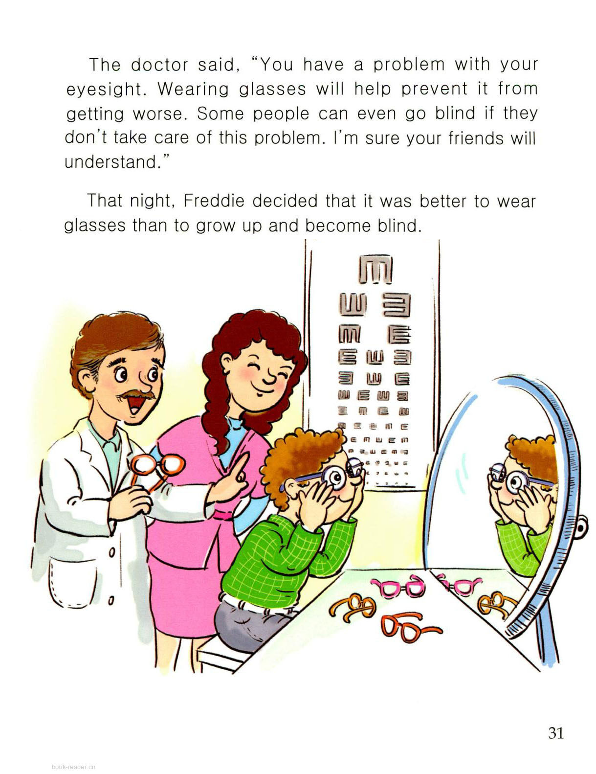 Getting Eyeglasses绘本故事第3页