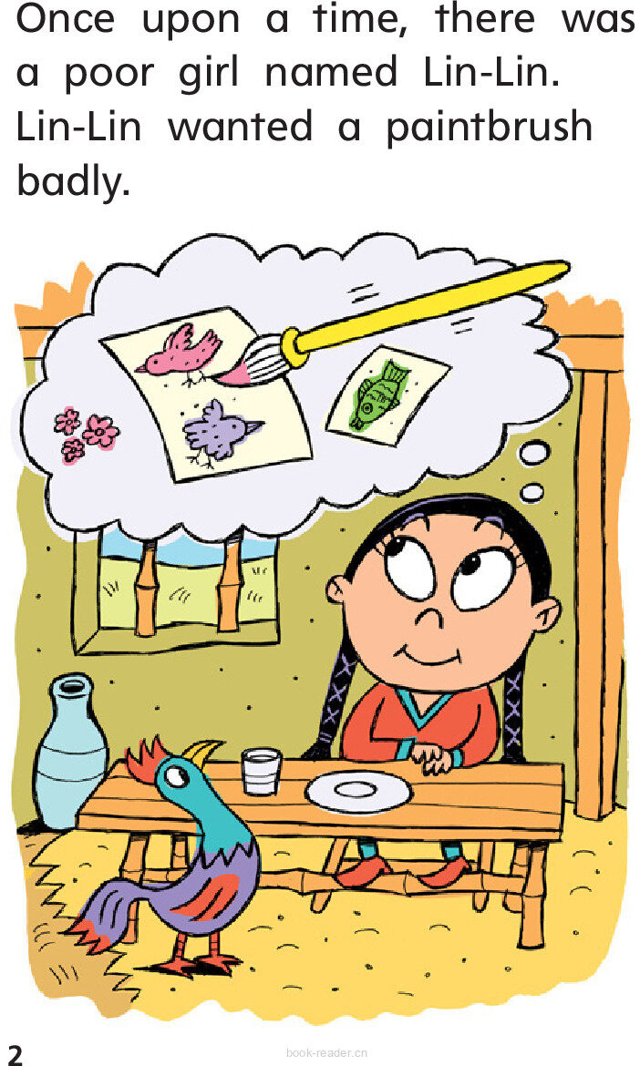 G1 On U3W3 The Magic Paintbrush绘本故事第4页