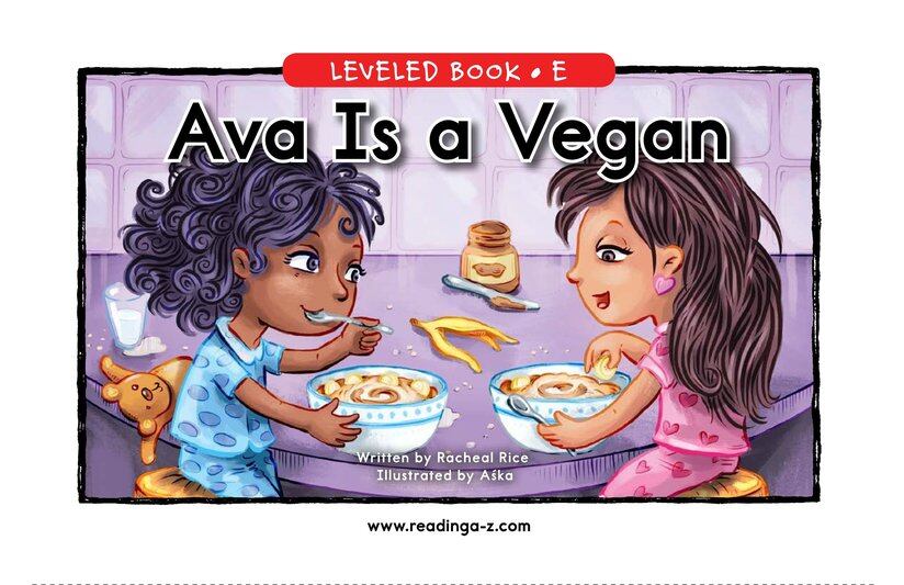 Ava Is a Vegan绘本故事第2页