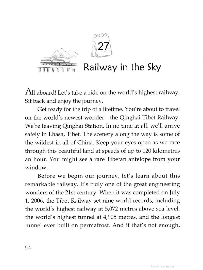 Railway in the Sky绘本故事第2页