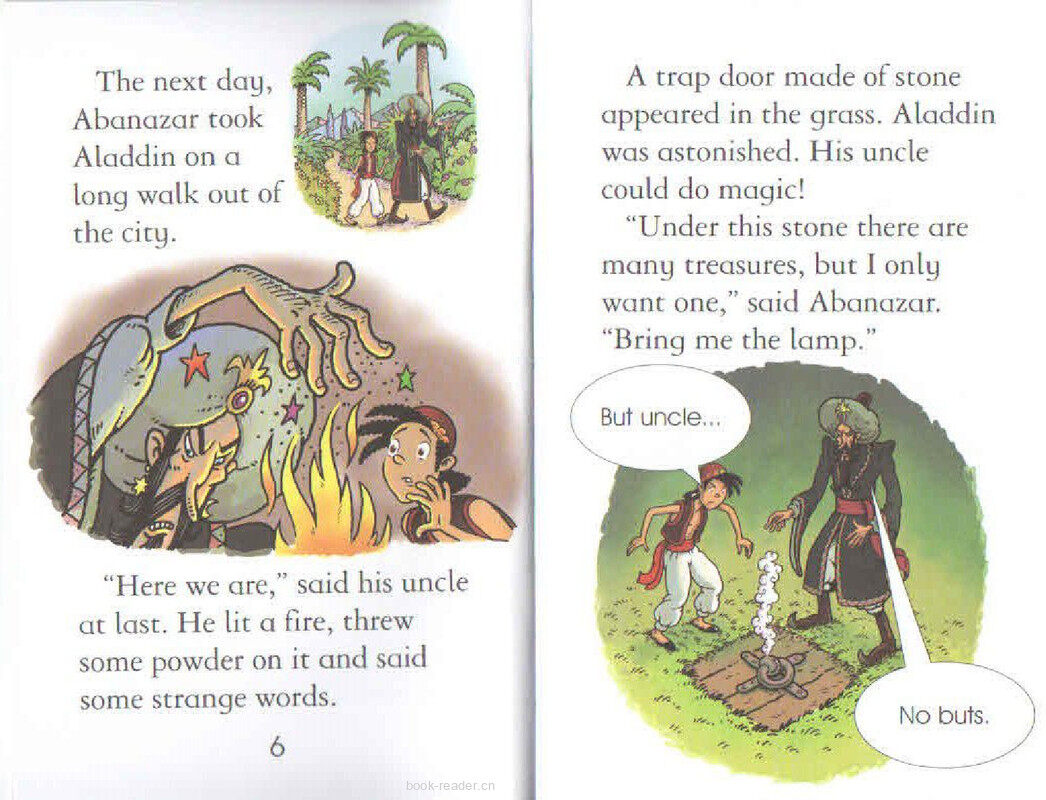 Aladdin and his magical lamp绘本故事第5页