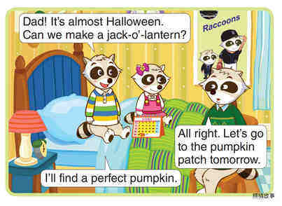 The Perfect Pumpkin绘本故事第2页
