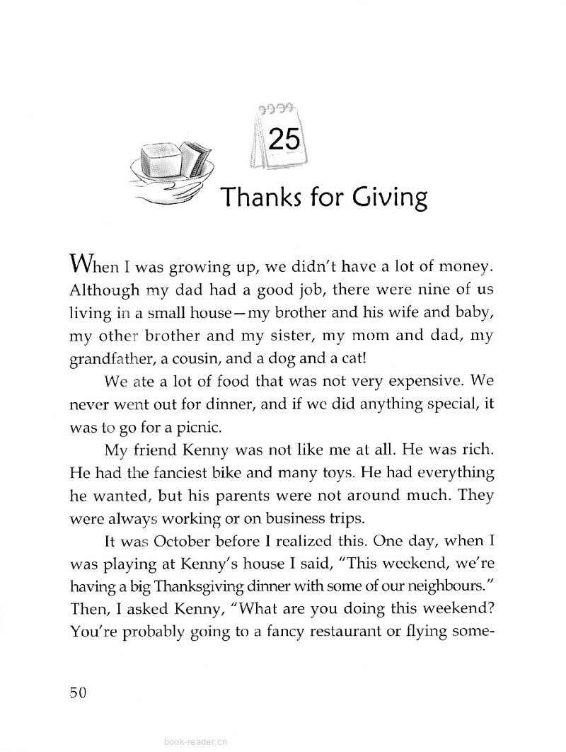 Thanks for Giving绘本故事第2页