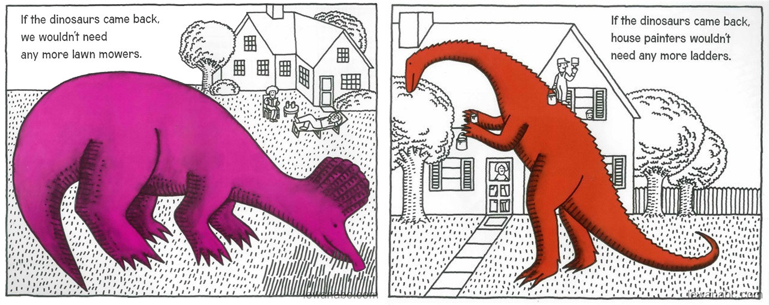 (47周)If the Dinosaurs Came Back绘本故事第5页