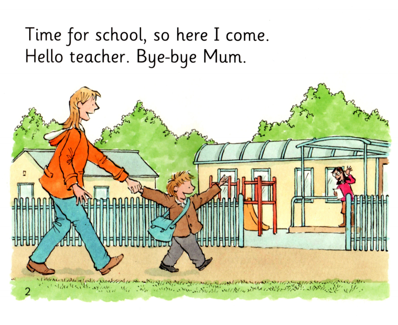 Time for School绘本故事第3页