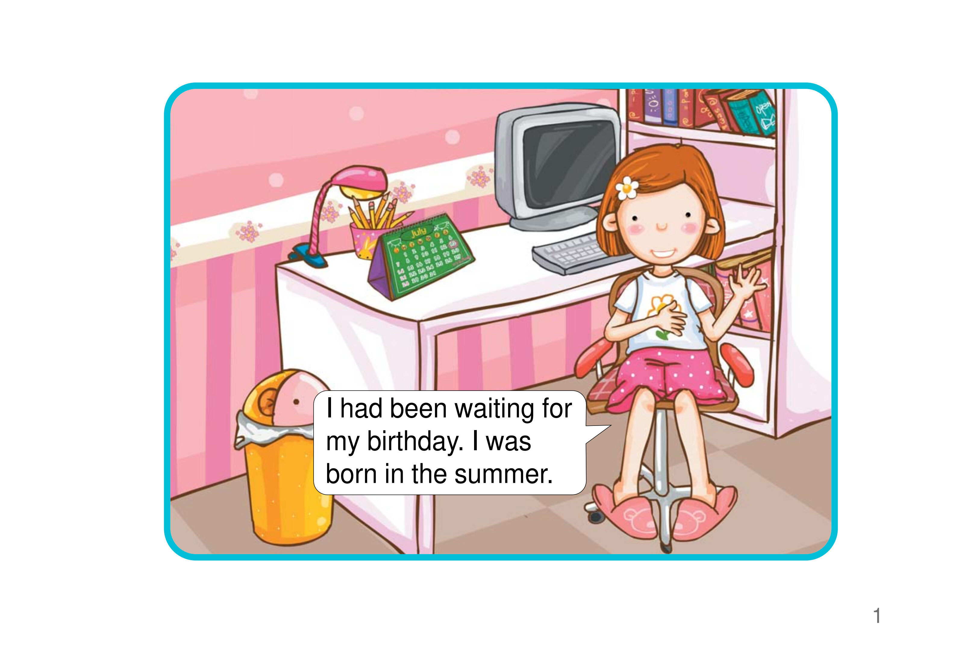 A Summer Birthday绘本故事第2页