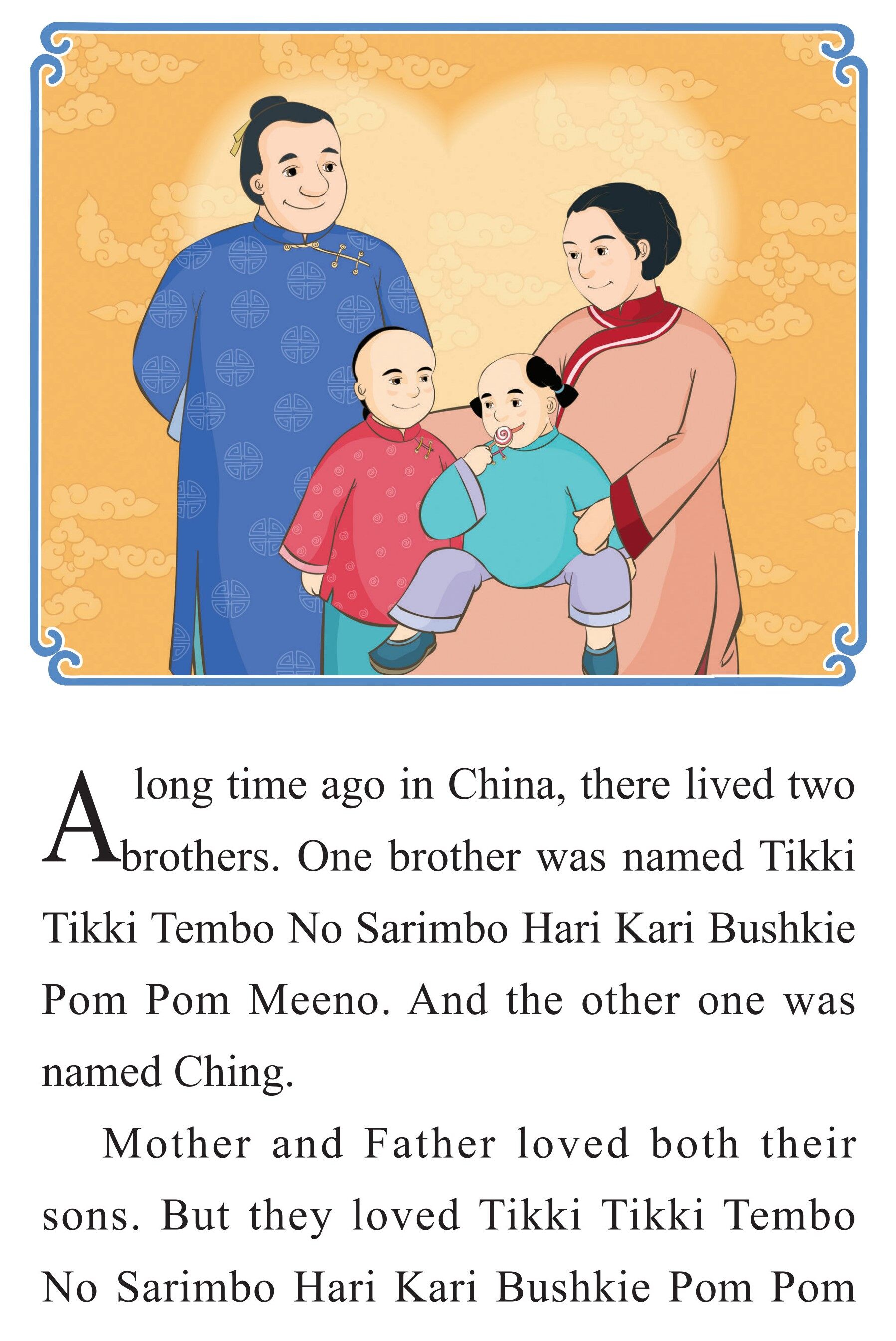 Tikki Tikki Tembo绘本故事第3页