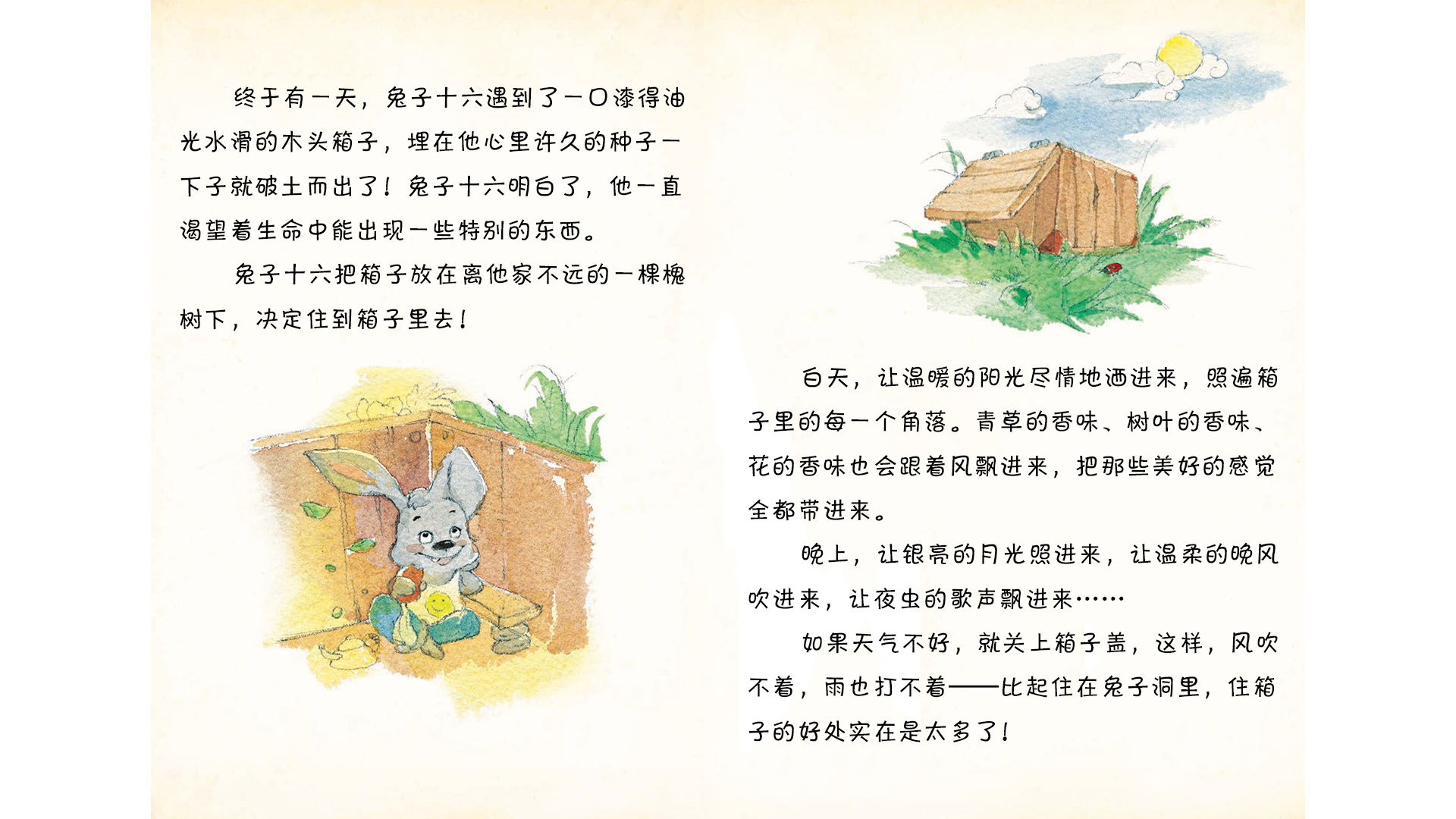 兔子十六和他的箱子绘本故事第4页