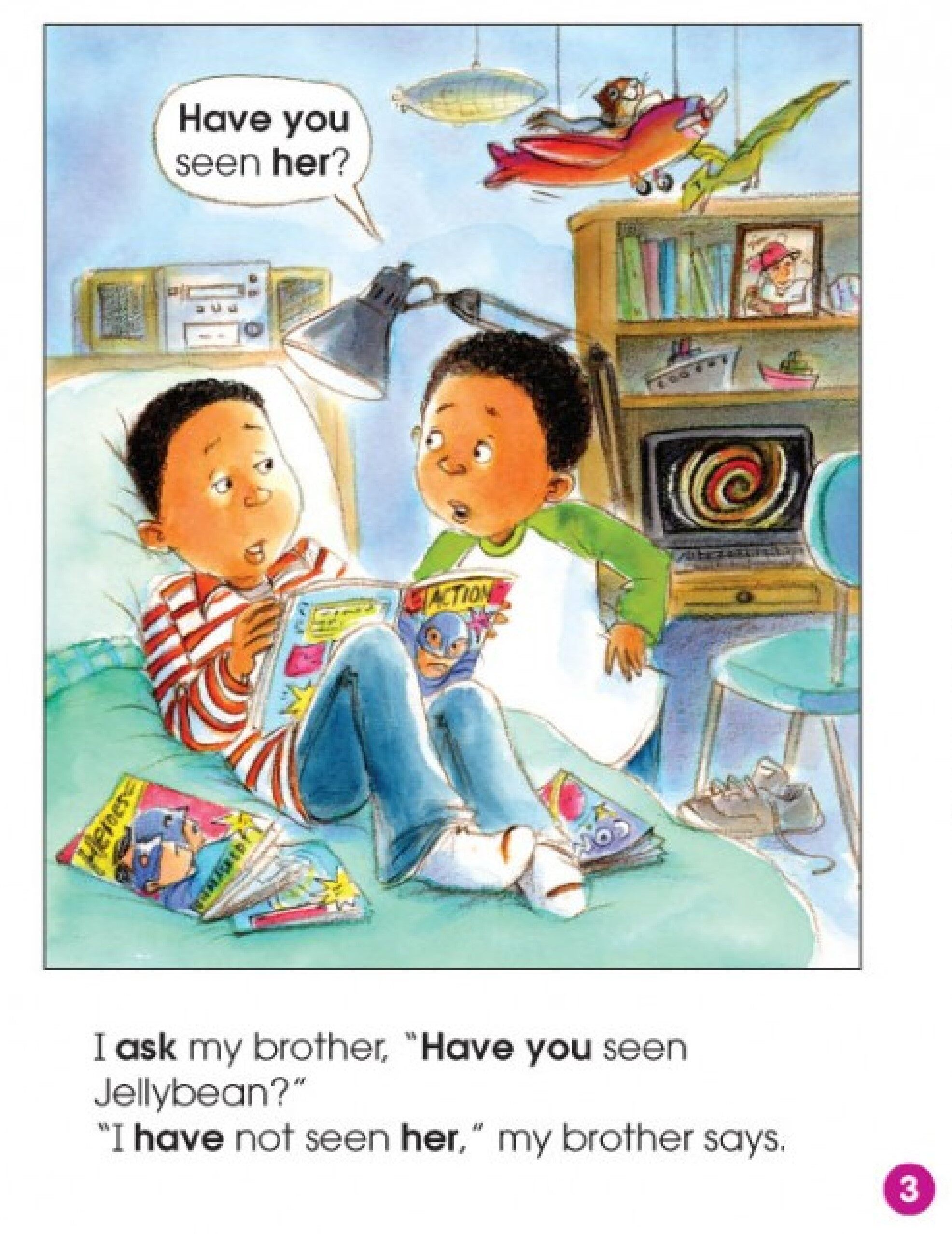 Have You Seen Jellybean?绘本故事第3页