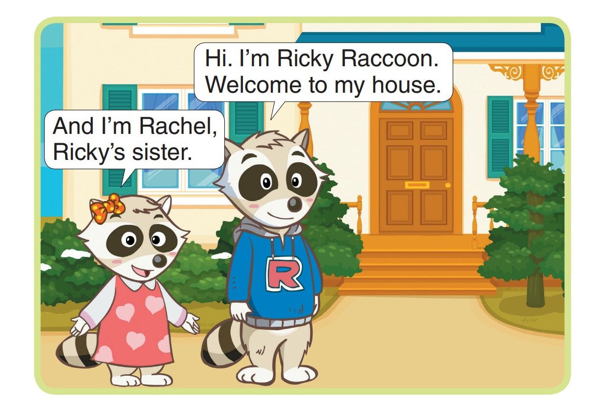 Hi, I'm Ricky!绘本故事第2页