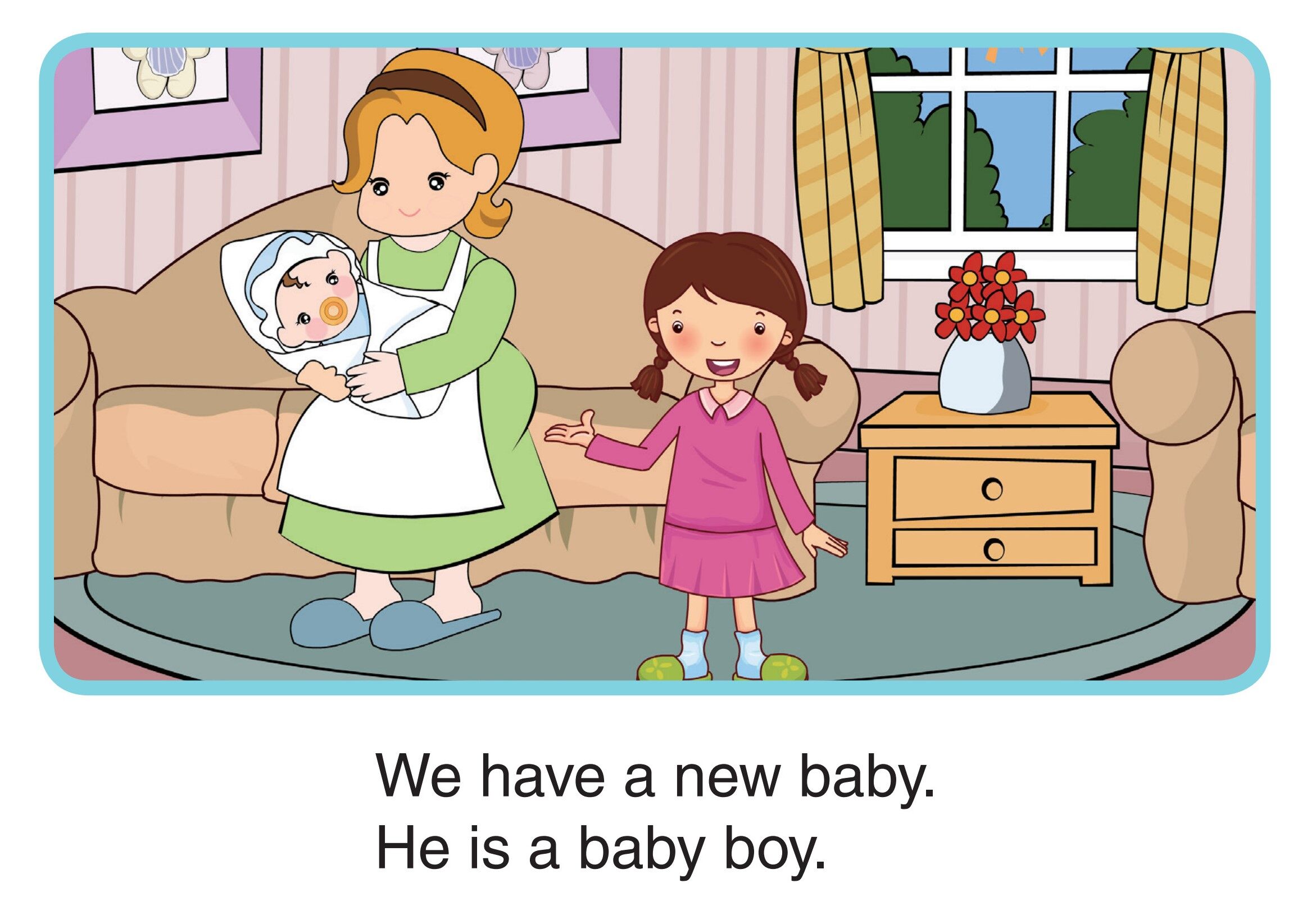 My Baby Brother绘本故事第2页