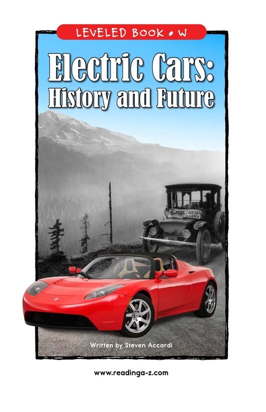 Electric Cars History and Future绘本故事第2页