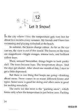 Let It Snow!绘本故事第2页