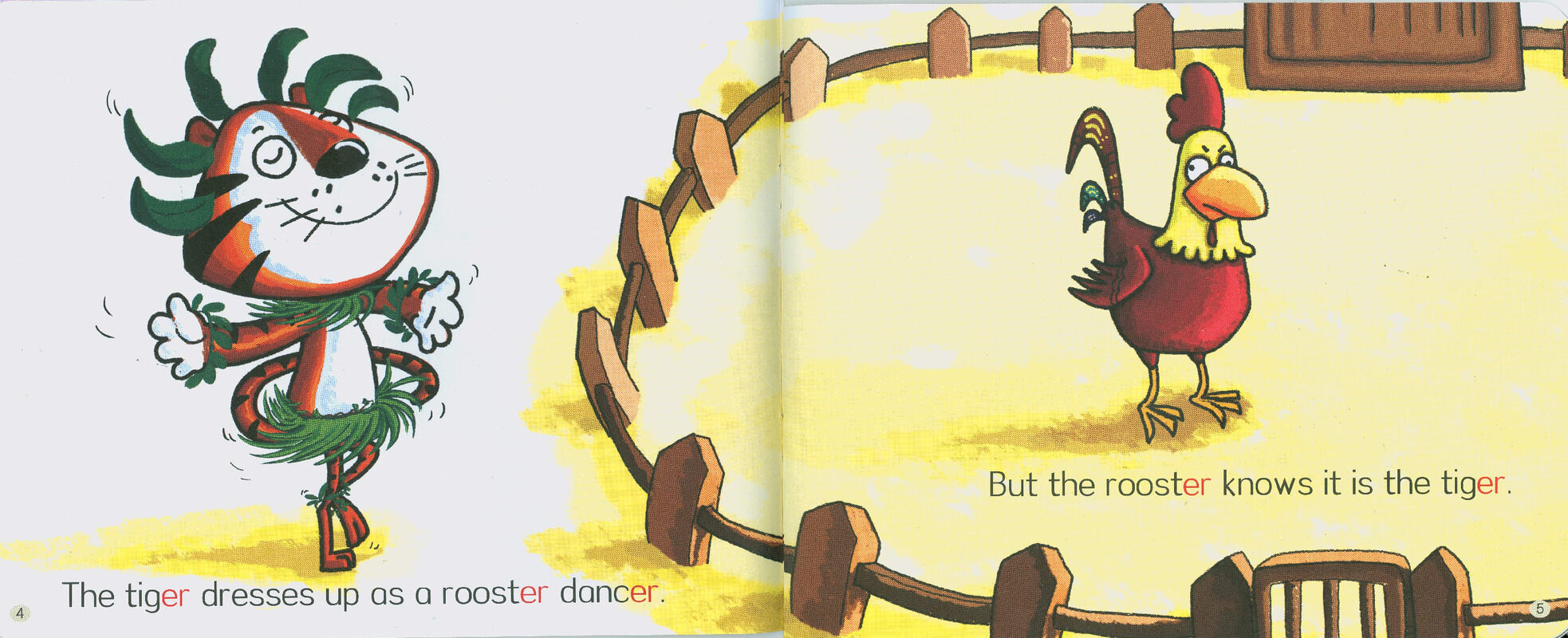 the tiger and the rooster绘本故事第4页