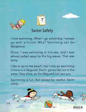 Swim Safely绘本故事第2页