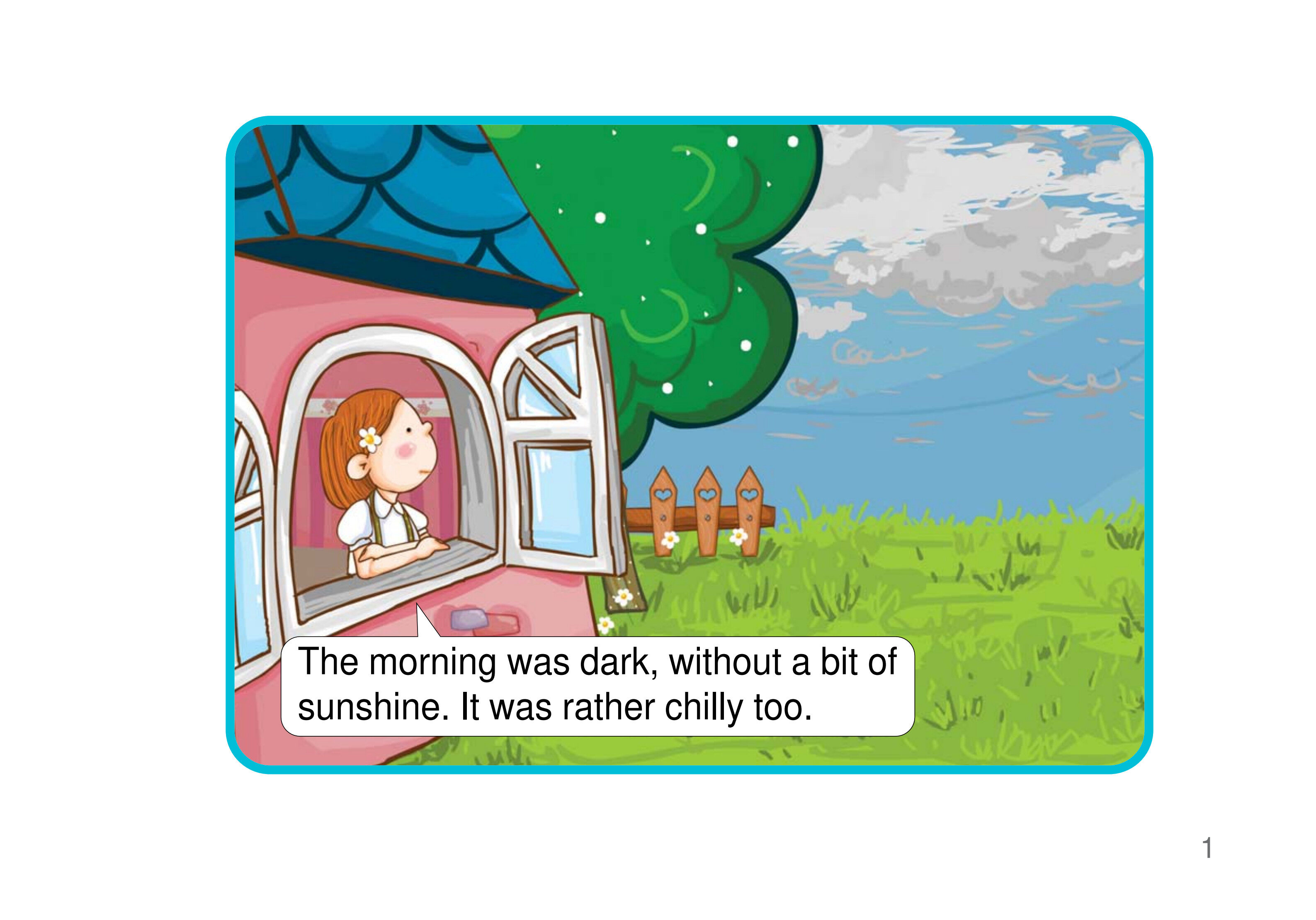 One Cloudy Day绘本故事第2页