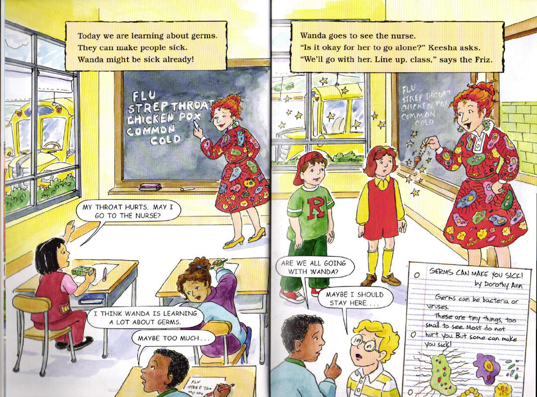 Magic School Bus Fights Germs绘本故事第4页