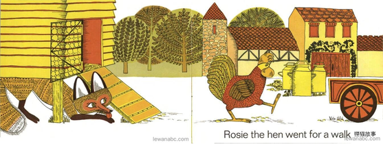 (16周)Rosie's Walk绘本故事第4页