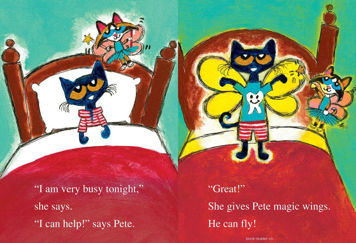 Pete the Cat  and the Lost Tooth绘本故事第5页
