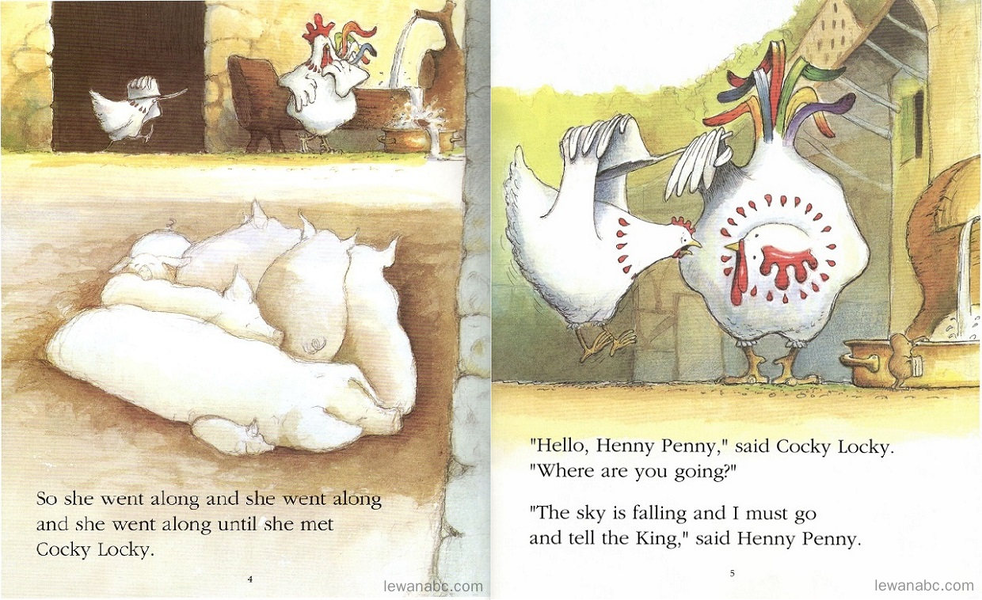 (4周)Henny Penny绘本故事第5页