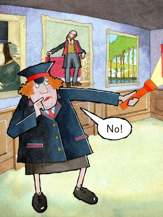 A Night at the Gallery绘本故事第4页