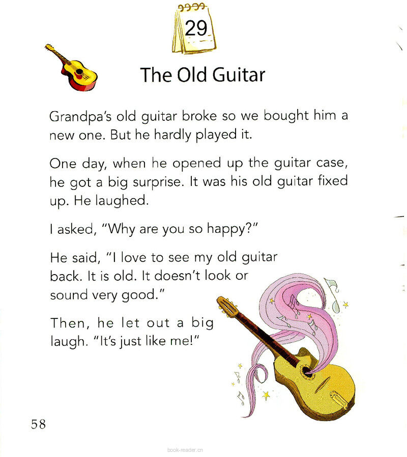 The Old Guitar绘本故事第2页