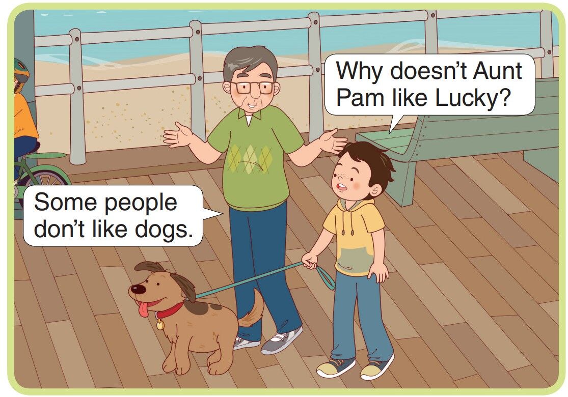 Bad Dog, Lucky!绘本故事第4页