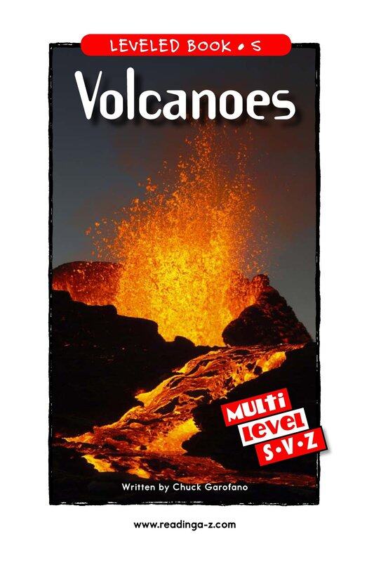 Volcanoes绘本故事第2页
