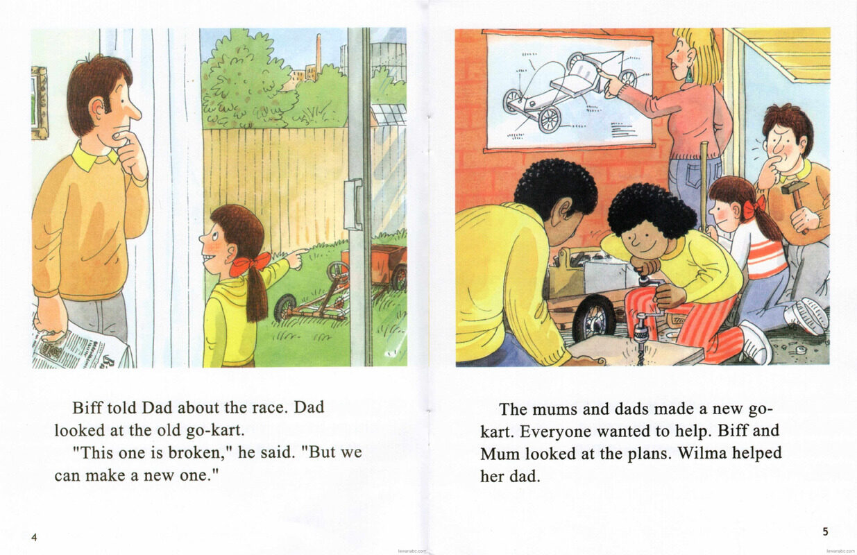 The Go-Kart Race绘本故事第5页