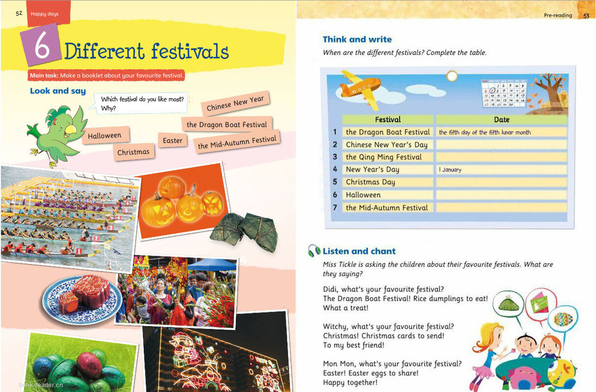 5B Unit 6 Different festivals绘本故事第2页