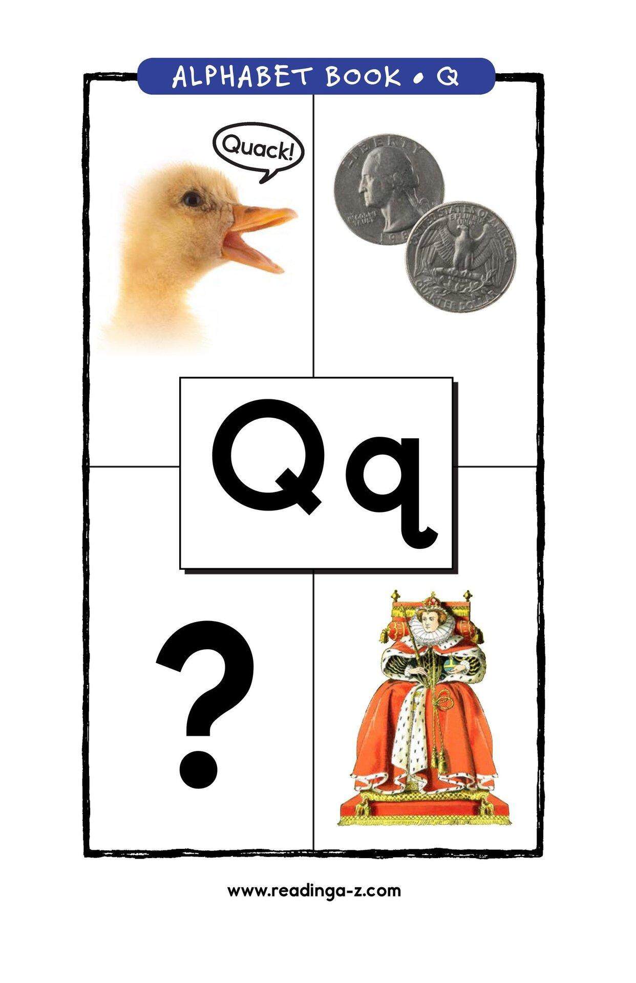 Letter Q绘本故事第2页