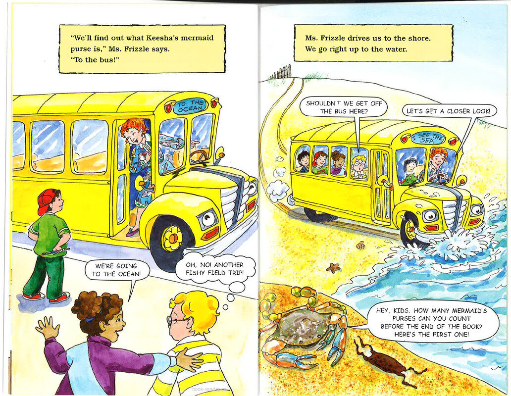 Magic School Bus and the Shark Adventure绘本故事第5页