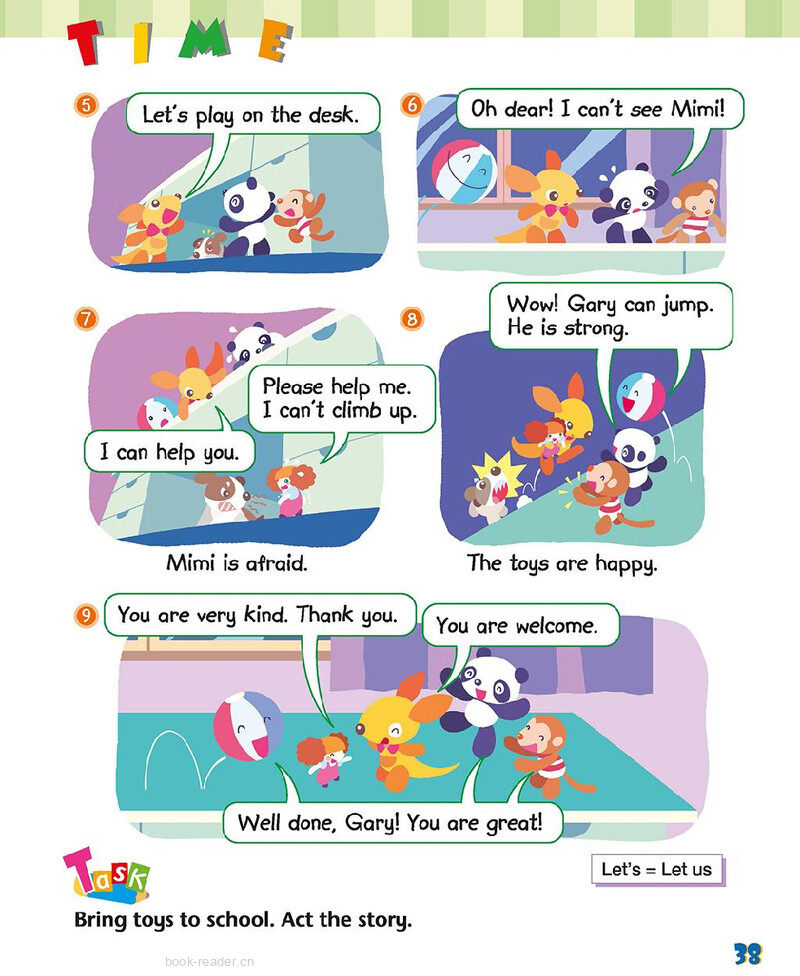 Story time A good friend绘本故事第4页