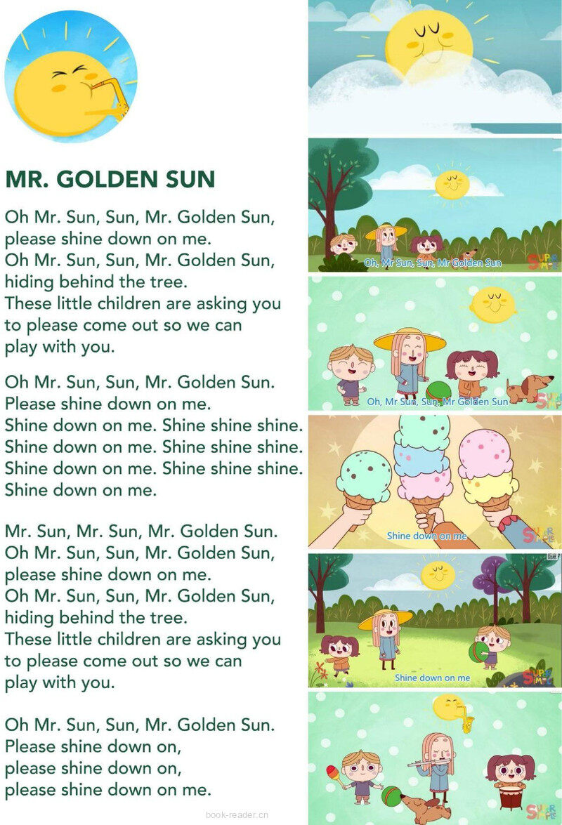 Mr. Golden Sun绘本故事第2页