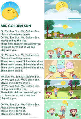 Mr. Golden Sun绘本故事第2页