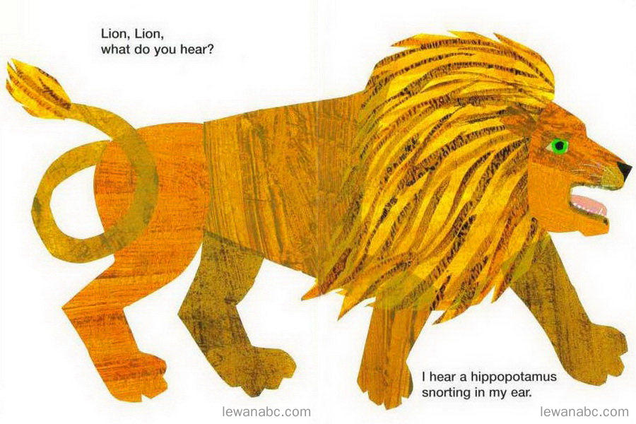 (20周)Polar Bear, Polar Bear, What Do You Hear?绘本故事第4页