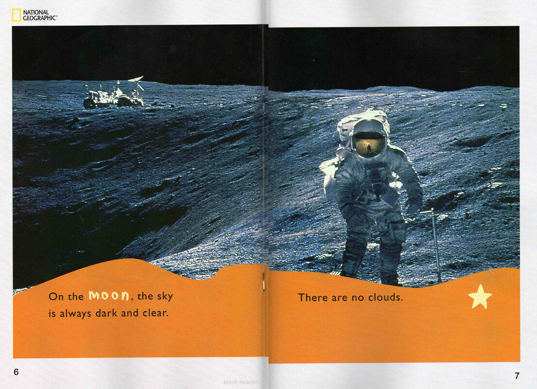 On the Moon绘本故事第5页