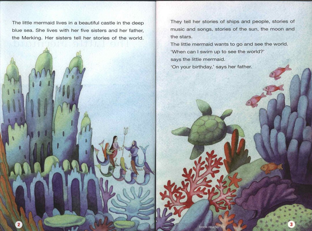 The Little Mermaid绘本故事第3页
