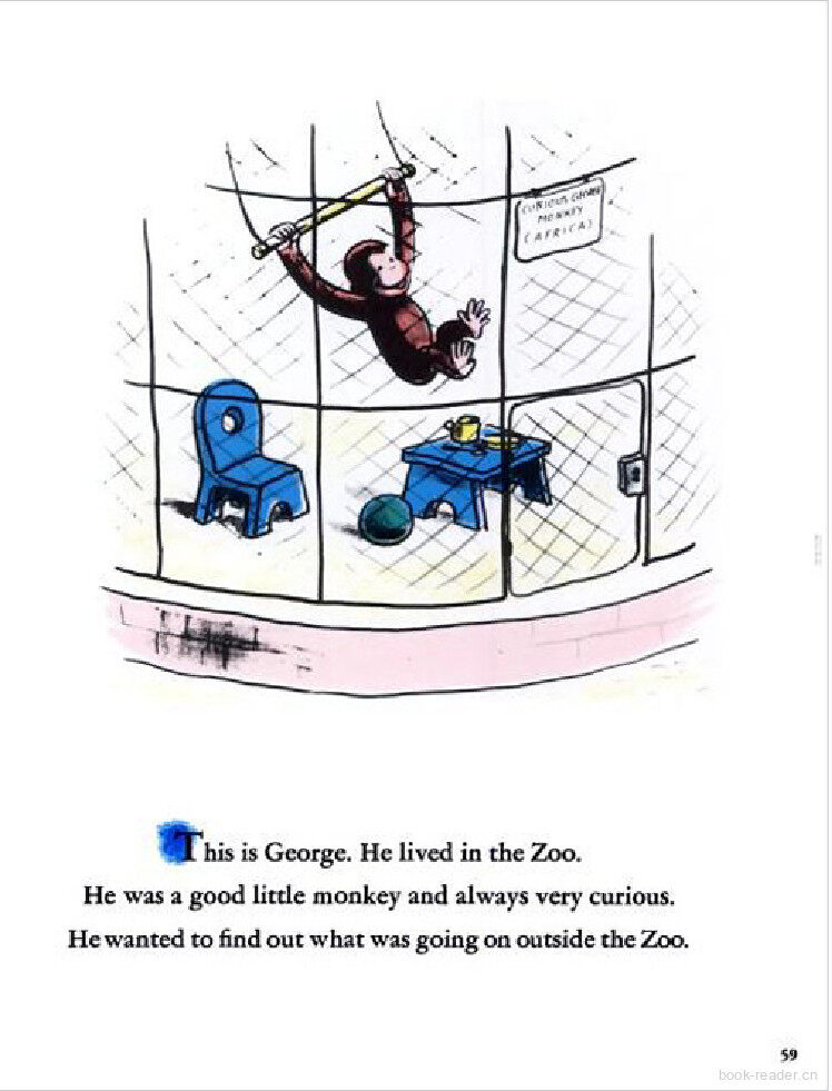 Curious George Takes a Job绘本故事第3页