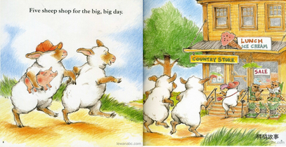 (15周)Sheep in a Shop绘本故事第4页