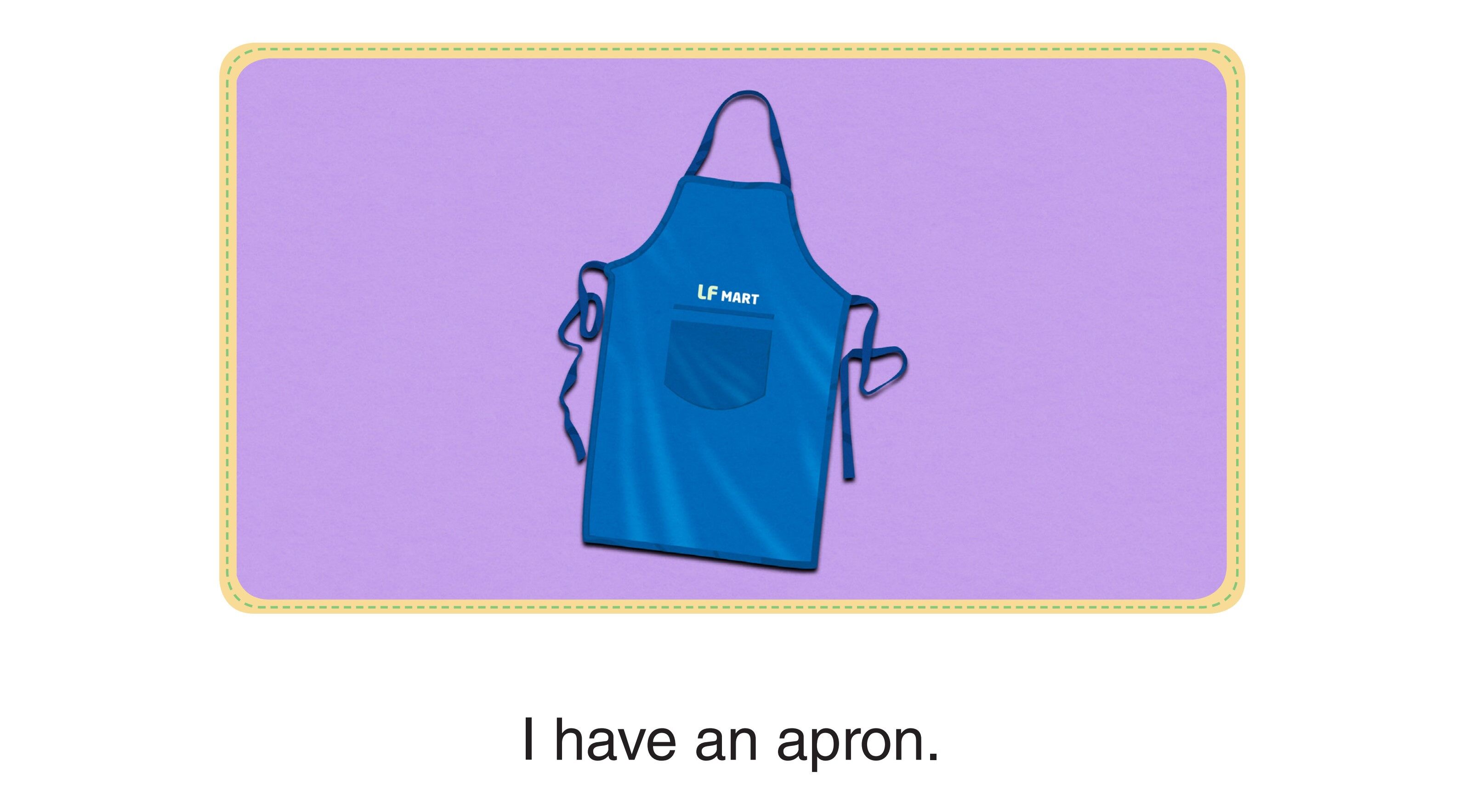 Who Am I  - I Have an Apron绘本故事第2页