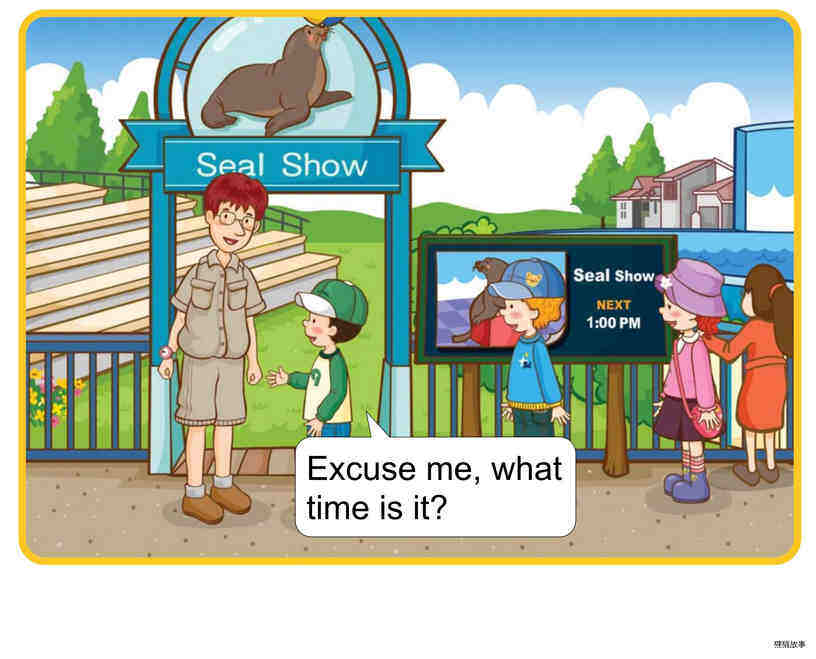 What Time Is It?绘本故事第5页