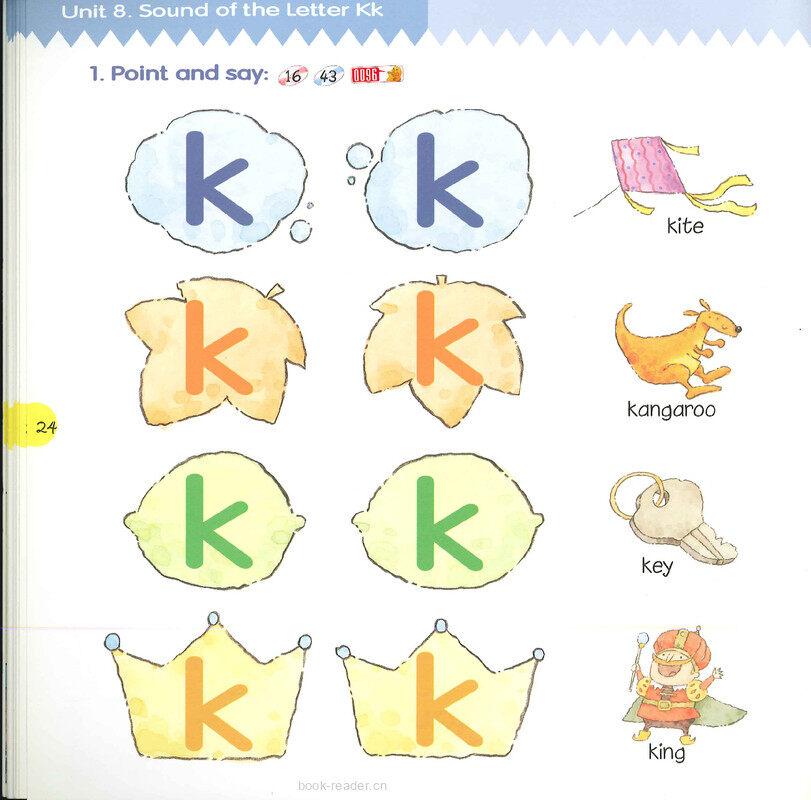 8 Sound of the Letter Kk绘本故事第3页