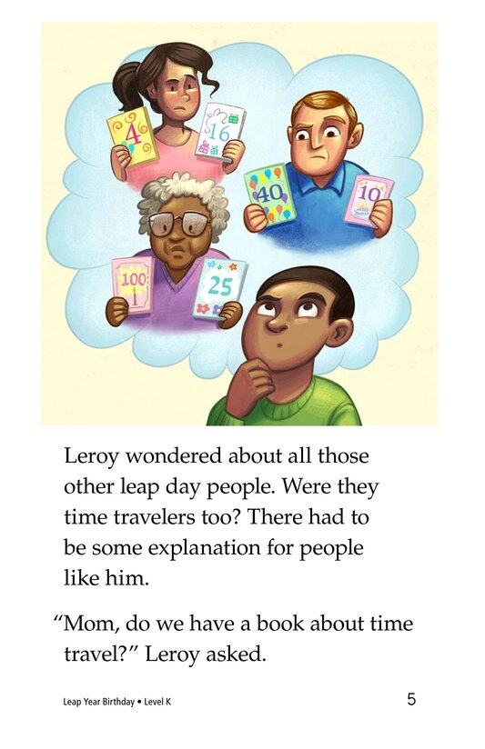 Leap Year Birthday绘本故事第5页